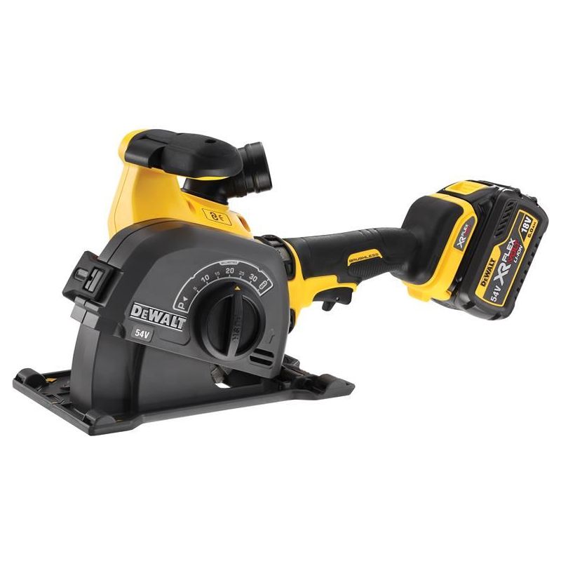 Dewalt Power Tools DCG200T2 XR FlexVolt Wall Chaser 125mm 54V 2 x 6.0Ah Li-ion DeWALT Power Tools - RockBottom Northampton