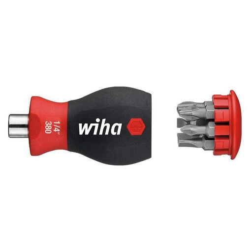 Wiha Magnetic SoftFinish® Stubby Screwdriver with Bit Magazine (SL, PH) Wiha - RockBottom Northampton