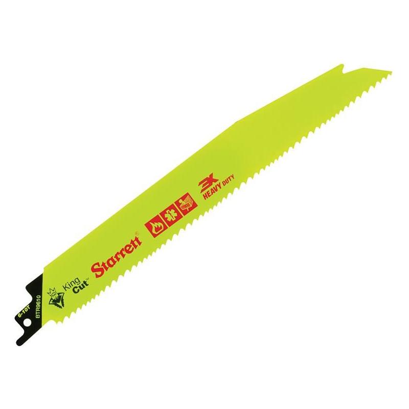Starrett BTR9610-5 Bi-Metal King Cut™ Demolition Blade 228mm 6-10 TPI (Pack 5) Starrett - RockBottom Nothampton