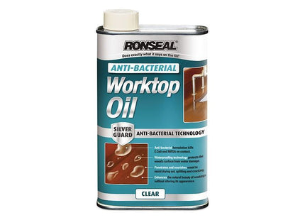 Ronseal Anti-Bacterial Worktop Oil 1 litre Ronseal - RockBottom Nothampton
