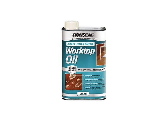 Ronseal Anti-Bacterial Worktop Oil 1 litre Ronseal - RockBottom Nothampton