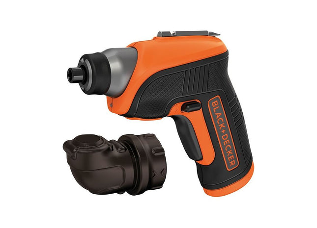 Black + Decker CS3652LC Cordless Screwdriver & Right Angle Attachment 3.6V Li-ion BLACK + DECKER - RockBottom Northampton