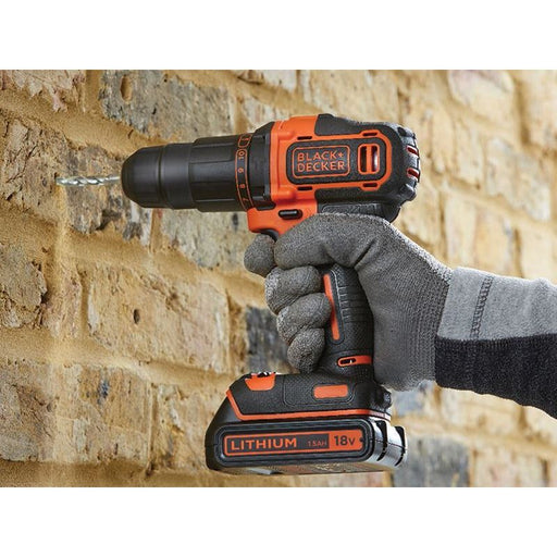 Black + Decker BCD700S1K 2 Gear Combi Drill 18V 1 x 1.5Ah Li-ion BLACK + DECKER - RockBottom Northampton