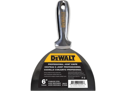 Dewalt Drywall Stainless Steel Jointing/Filling Knife 150mm (6in) DEWALT Drywall - RockBottom Northampton