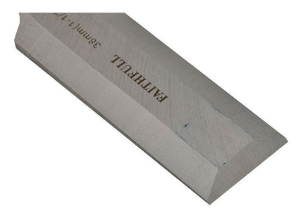 Faithfull Bevel Edge Chisel Blue Grip 38mm (1.1/2in) Faithfull - RockBottom Northampton