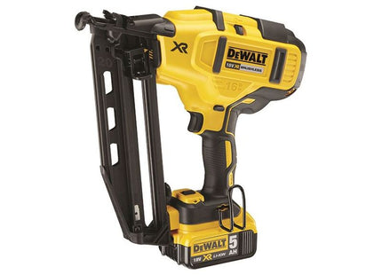 Dewalt Power Tools DCN660P2 Cordless XR Brushless Second Fix Nailer 18V 2 x 5.0Ah Li-ion DeWALT Power Tools - RockBottom Northampton