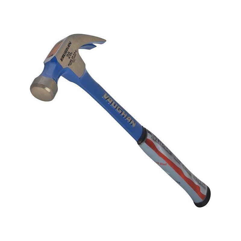 Vaughan R20 Curved Claw Nail Hammer All Steel Smooth Face 570g (20oz) Vaughan - RockBottom Northampton