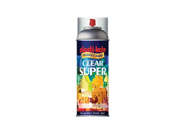Plastikote Gloss Super Spray Clear 400ml PlastiKote - RockBottom Nothampton