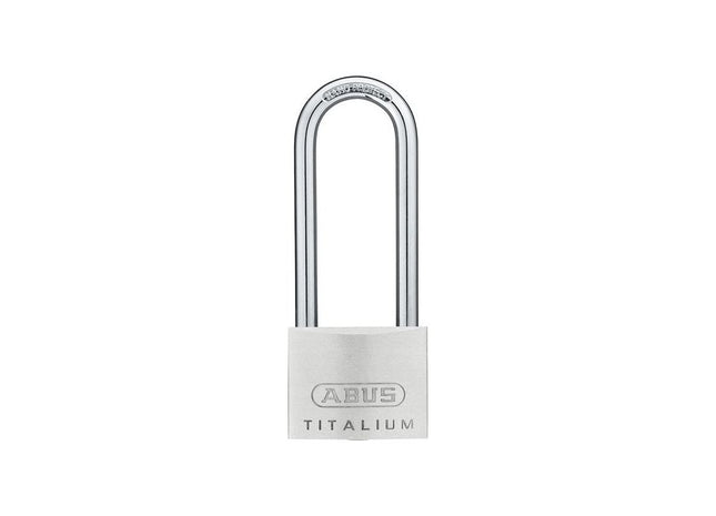 Abus Mechanical 64TI/50mm TITALIUM™ Padlock 80mm Long Shackle ABUS Mechanical - RockBottom Northampton 