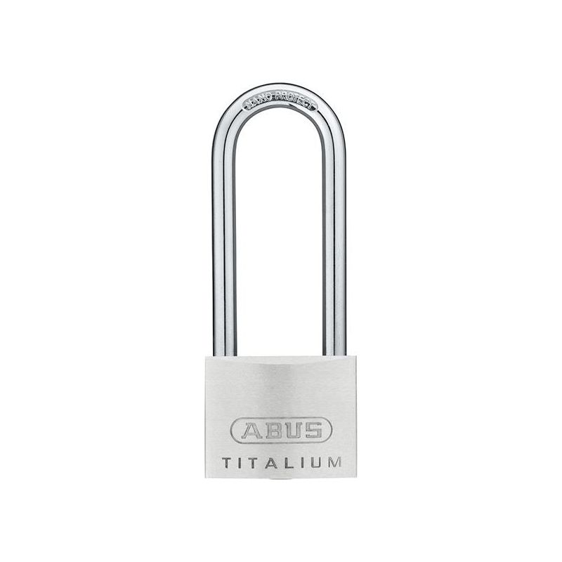 Abus Mechanical 64TI/50mm TITALIUM™ Padlock 80mm Long Shackle ABUS Mechanical - RockBottom Northampton 