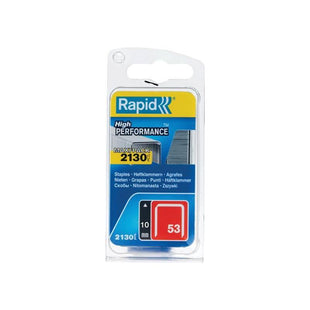 Rapid 53/10B 10mm Galvanised Staples (Pack 2000) Rapid - RockBottom Nothampton