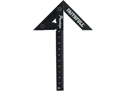 Faithfull Prestige Centre Finder Gauge Black Aluminium 100mm Faithfull - RockBottom Northampton