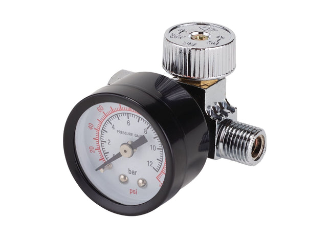 Draper 1/4" BSP On-Gun Air Regulator and Gauge, 180psi 28379 Draper - Town Tools 