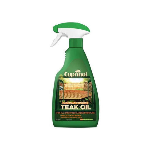 Cuprinol Naturally Enhancing Teak Oil Clear Spray 500ml Cuprinol - RockBottom Northampton