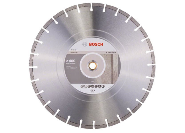 Bosch Powertool Accessories Standard for Concrete Diamond Cutting Disc 400 x 25.4mm Bosch Powertool Accessories - RockBottom Northampton