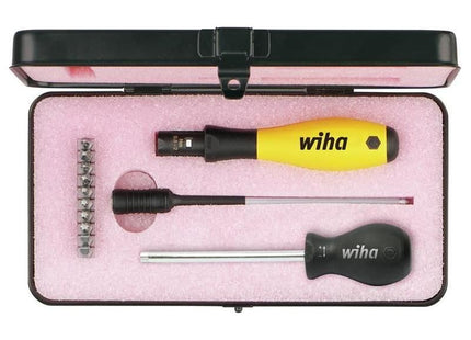 Wiha TorqueVario®-S ESD Screwdriver Set, 14 Piece (inc. Case) Wiha - RockBottom Northampton