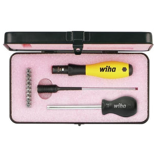 Wiha TorqueVario®-S ESD Screwdriver Set, 14 Piece (inc. Case) Wiha - RockBottom Northampton