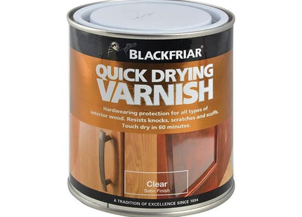 Blackfriar Quick Drying Duratough Interior Varnish Clear Satin 250ml Blackfriar - RockBottom Northampton