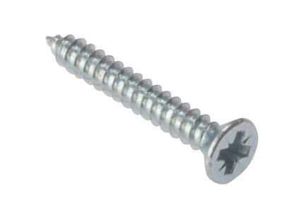 Forgefix Self-Tapping Screw Pozi Compatible CSK ZP 1/2in x 6 Box 200 ForgeFix - RockBottom Northampton