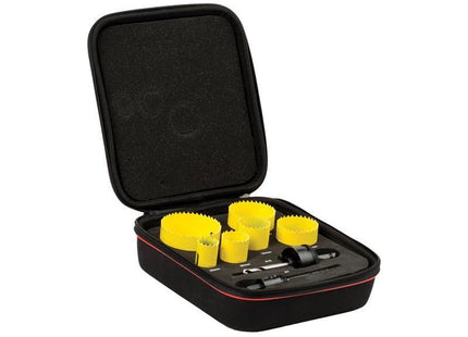 Starrett KFC06023 Fast Cut Bi-Metal General Purpose Holesaw Kit, 8 Piece Starrett - RockBottom Nothampton