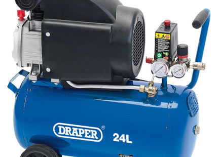 Draper Air Compressor, 24L, 1.5kW 24980 Draper - Town Tools 