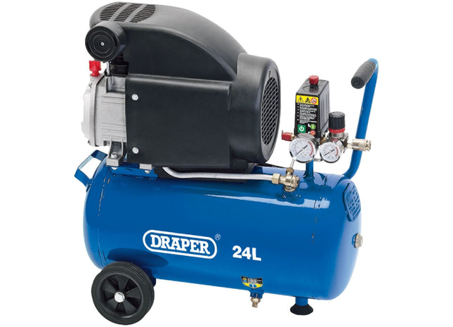 Draper Air Compressor, 24L, 1.5kW 24980 Draper - Town Tools 