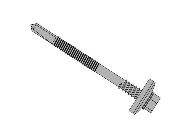 Forgefix TechFast Composite Panels to Steel Hex Screw No.5 Tip 5.5 x 130mm Box 100 ForgeFix - RockBottom Northampton