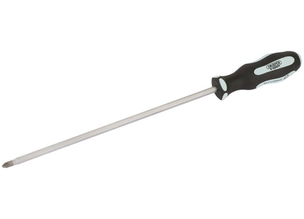 Draper 'Pound Thru' PZ TYPE Soft Grip Screwdriver, No.2 x 250mm 63596 Draper - Town Tools 