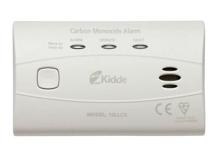 Kidde 10LLCO 10-Year Sealed Battery Carbon Monoxide Alarm Kidde - RockBottom Northampton