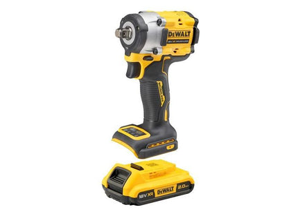 Dewalt Power Tools DCF921D2T XR BL 1/2in Impact Wrench 18V 2 x 2.0Ah Li-ion DeWALT Power Tools - RockBottom Northampton