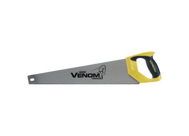 Draper Venom Second Fix Double Ground Handsaw, 500mm, 11tpi/12ppi Draper - Town Tools 