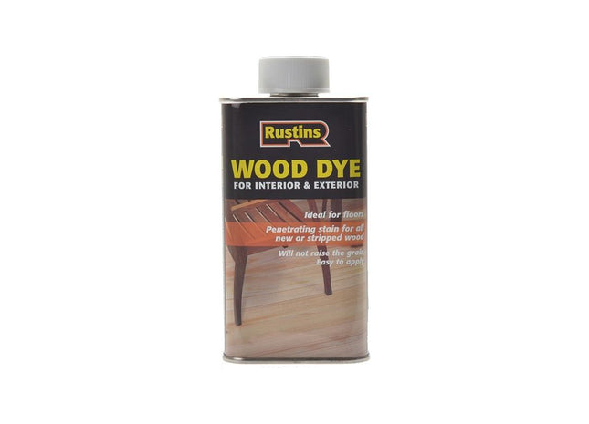 Rustins Wood Dye Walnut 250ml Rustins - RockBottom Nothampton