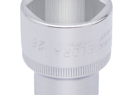 Draper Elora Hexagon Socket, 1/2" Sq. Dr., 28mm 15317 Draper - Town Tools 