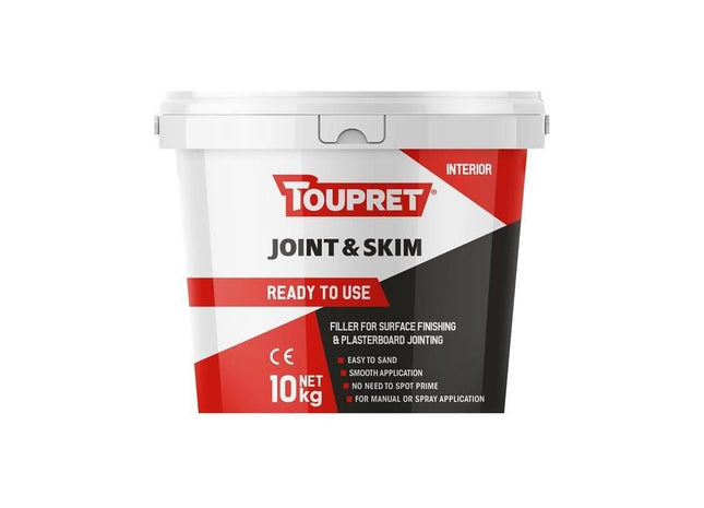 Toupret Ready To Use Joint & Skim 10kg Toupret - RockBottom Northampton
