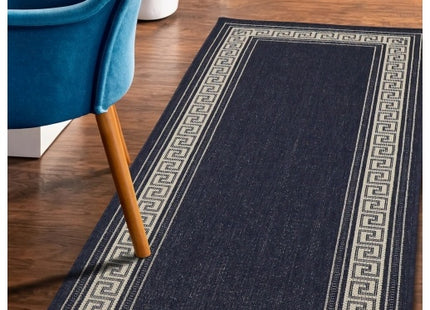 Flatweave Runner G/Key Blue 60X230Cm