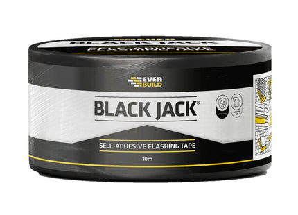 EVERBUILD BLACK JACK SELF ADHESIVE FLASHING TRADE Roll 100 mm x 10 m