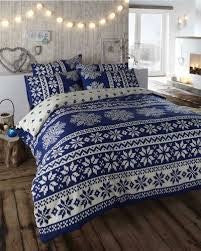Innsbruck Flannelette Double Duvet Cover Set