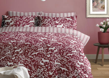 Larchwood Berry B.Cotton Double Duvet Cover Set