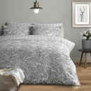 Larchwood Grey Brushed Cotton Single Duvet Cover Set