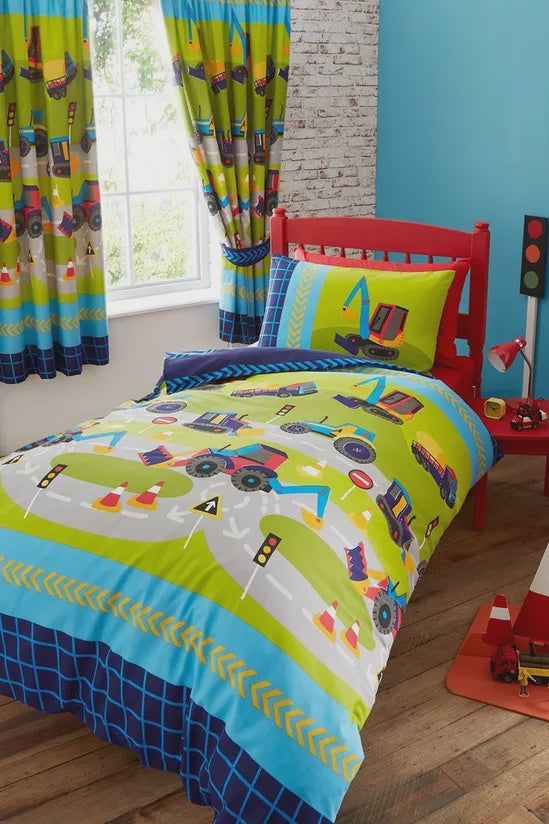 Kids New Diggers Single Duvet Cover Set