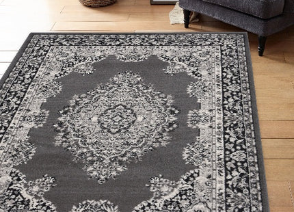 Maestro Traditional Rug Grey 200x290cm
