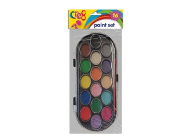 Paint Set, 16 Colours