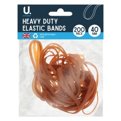 Heavy Duty Elastic Bands 200pk