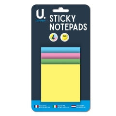 Sticky Notepads 4pk