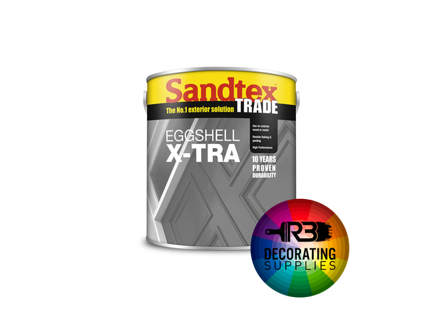 Sandtex Eggshell X-Tra Tinted 2.5L "Crystal Base"