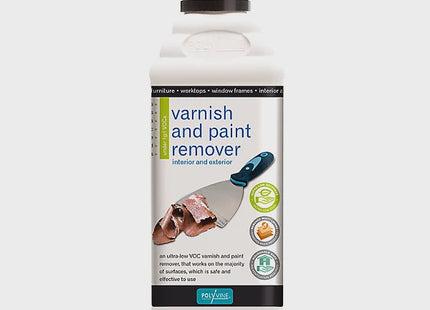 Polyvine Varnish & Paint Remover Non-Toxic 1L