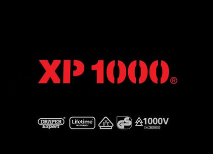 Draper XP1000 VDE Plain Slot Interchangeable Screwdriver Blade, 4 x 100mm Draper - Town Tools