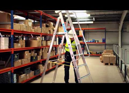 Zarges Mastersteps, Platform Height 2.07m 8 Rungs Zarges - RockBottom Northampton