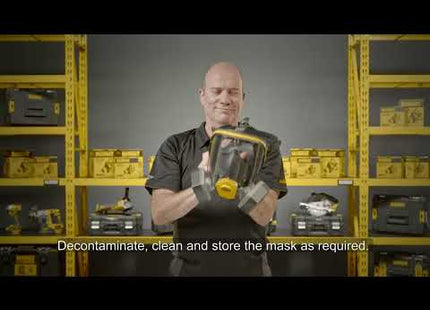 Dewalt Respiration P3 Full Face Mask Respirator - Medium DEWALT Respiration - RockBottom Northampton