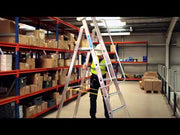 Zarges Mobile Mastersteps, Platform Height 0.78m 3 Rungs Zarges - RockBottom Northampton